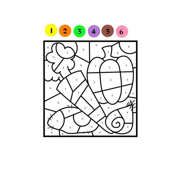 Hojas De Trabajo Avanzadas Para Colorear Por Números